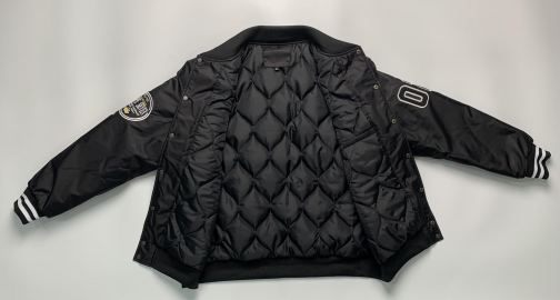 Crown drip letterman jacket - Agape Seven Clothing Company