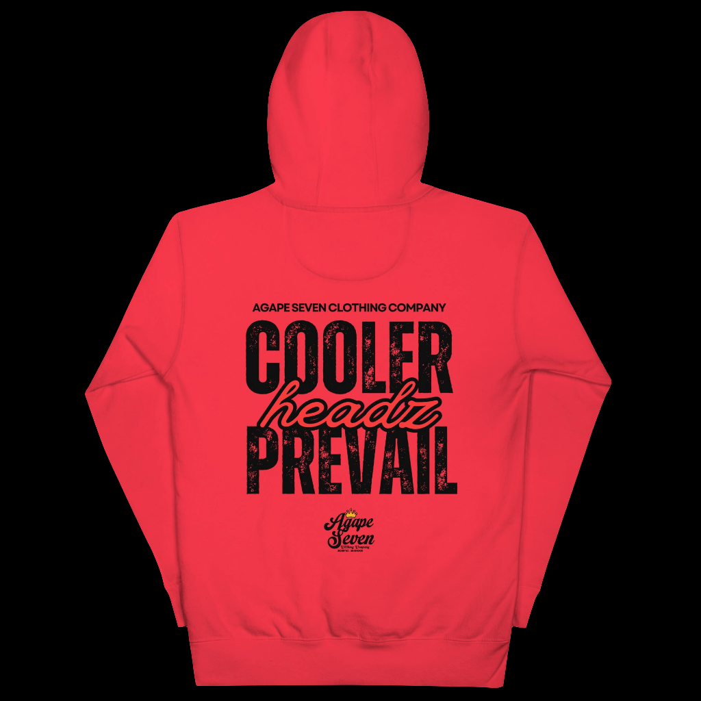Cooler Headz Prevail by Agape Seven Clothing Company Unisex Hoodie