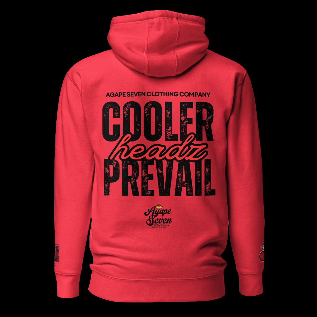 Cooler Headz Prevail by Agape Seven Clothing Company Unisex Hoodie