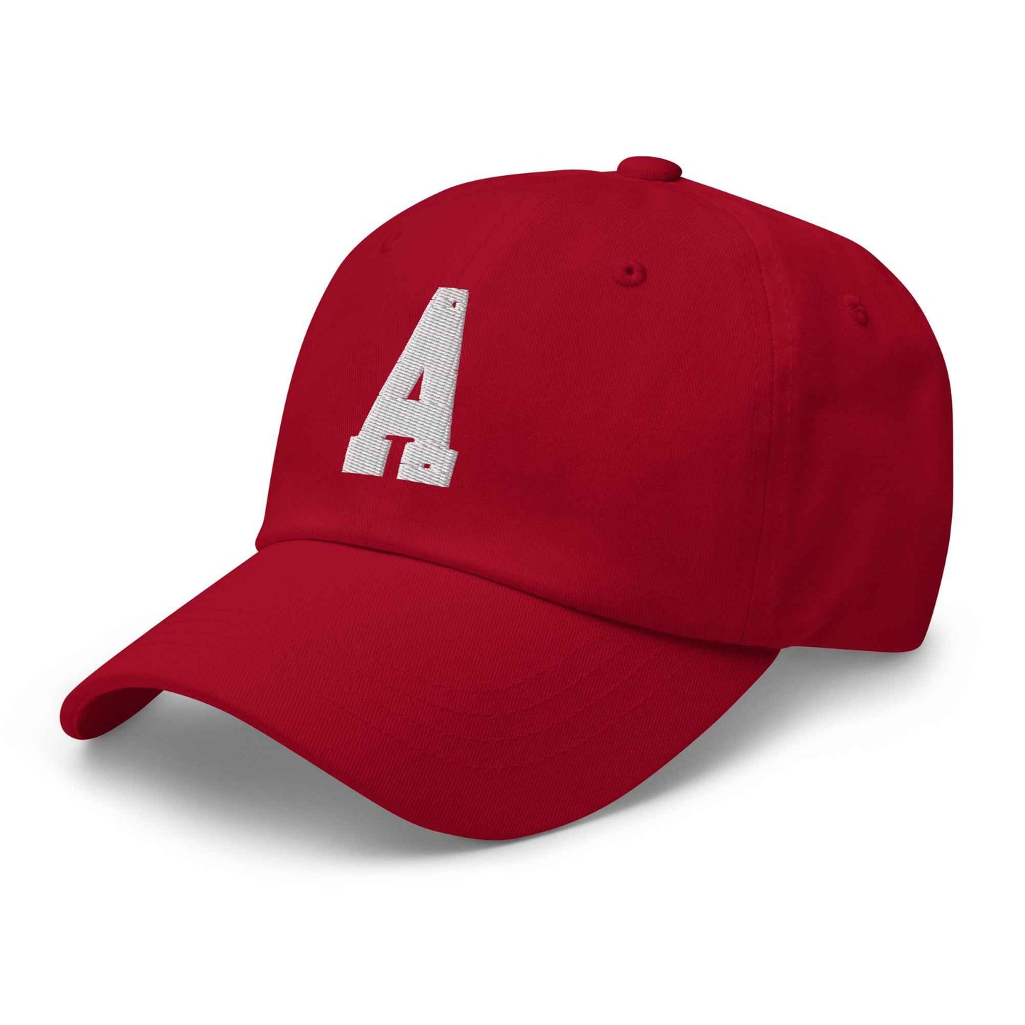 The "A" dad hat by Agape Seven Clothing Company