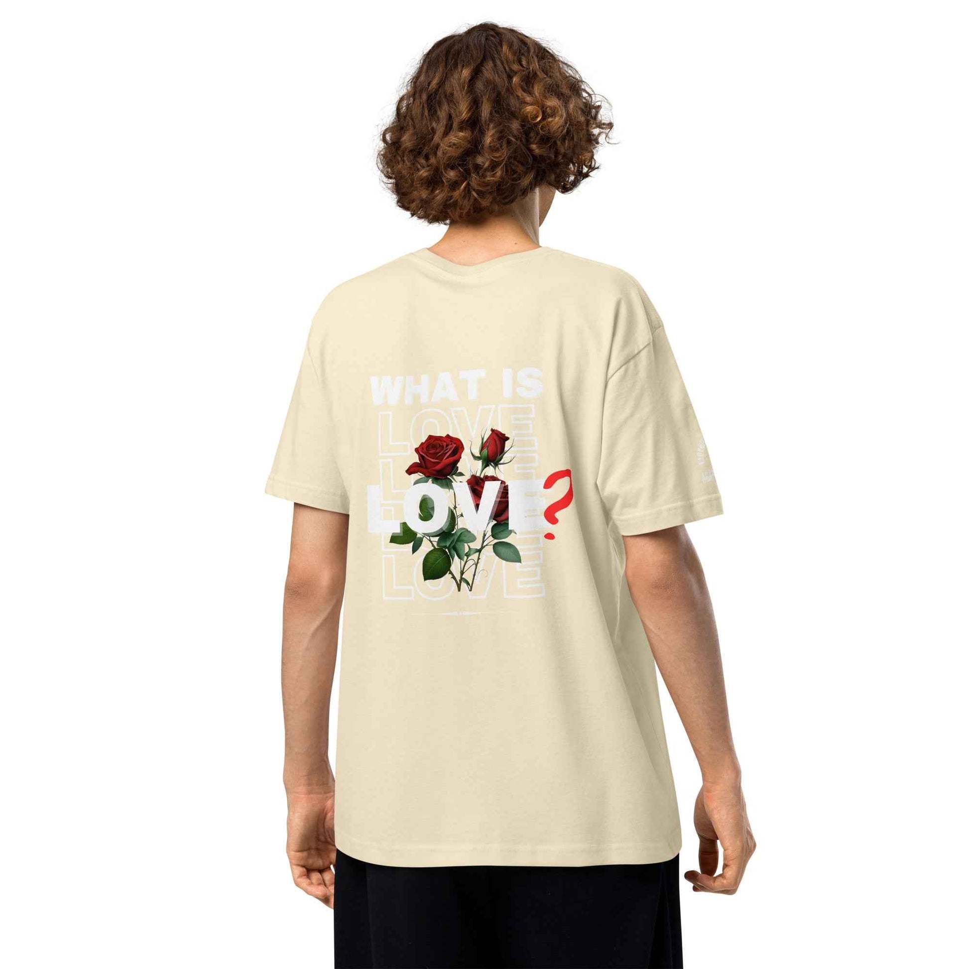 What is Love by Agape Seven Clothing Company graphic Jersey Tee