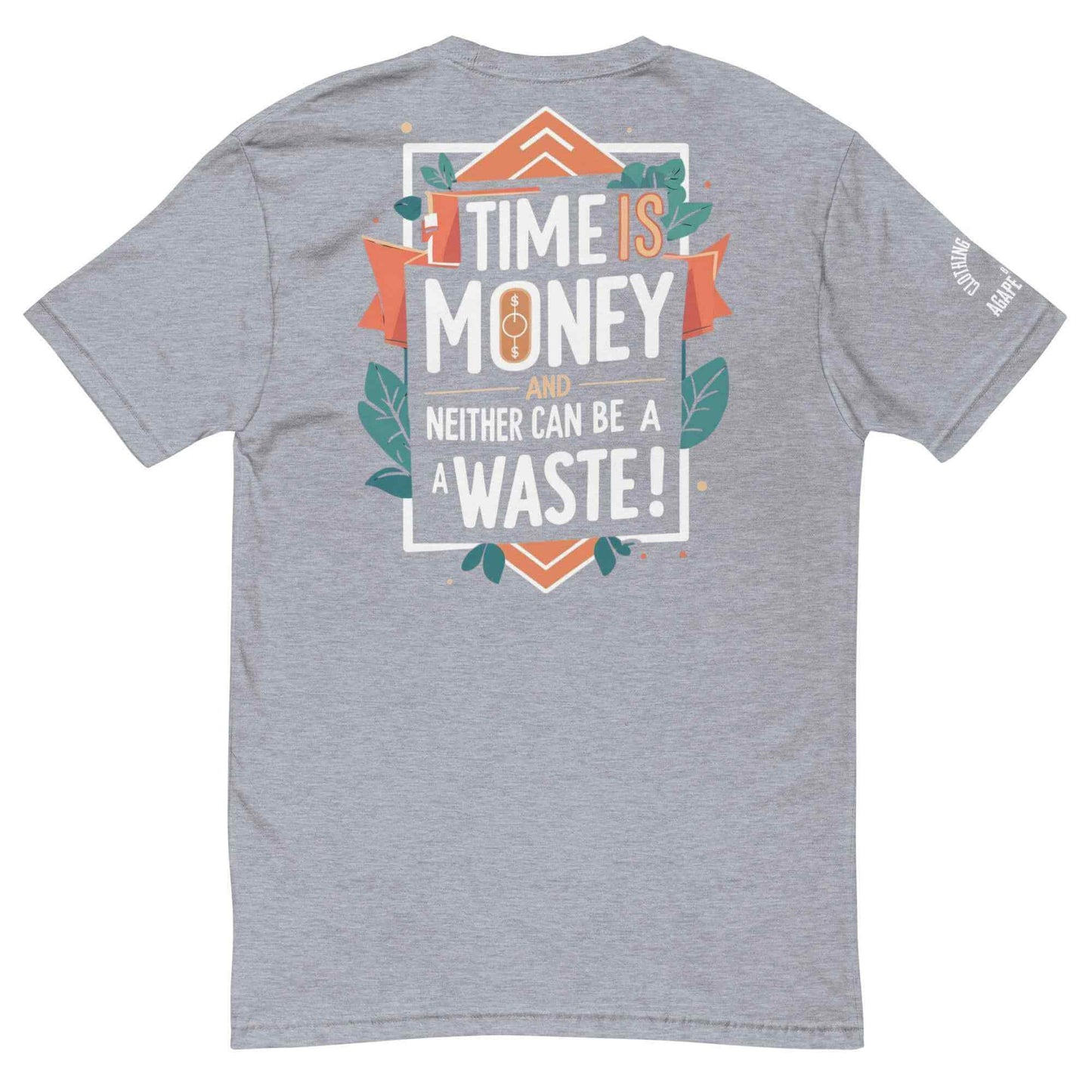Time is Money Graphic T Shirt by Agape Seven Clothing