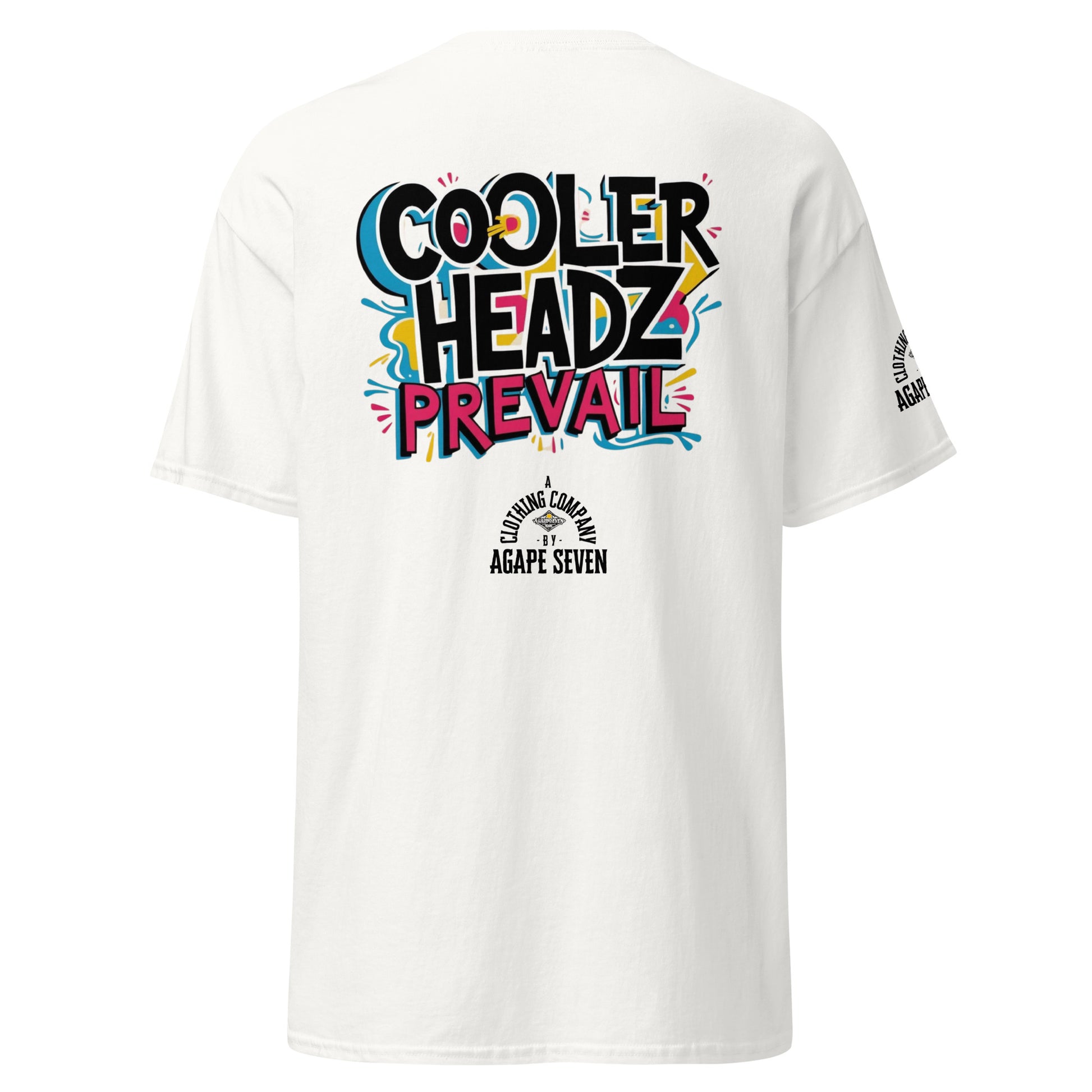 Composed and confident – Agape Seven Cooler Heads Prevail shirt