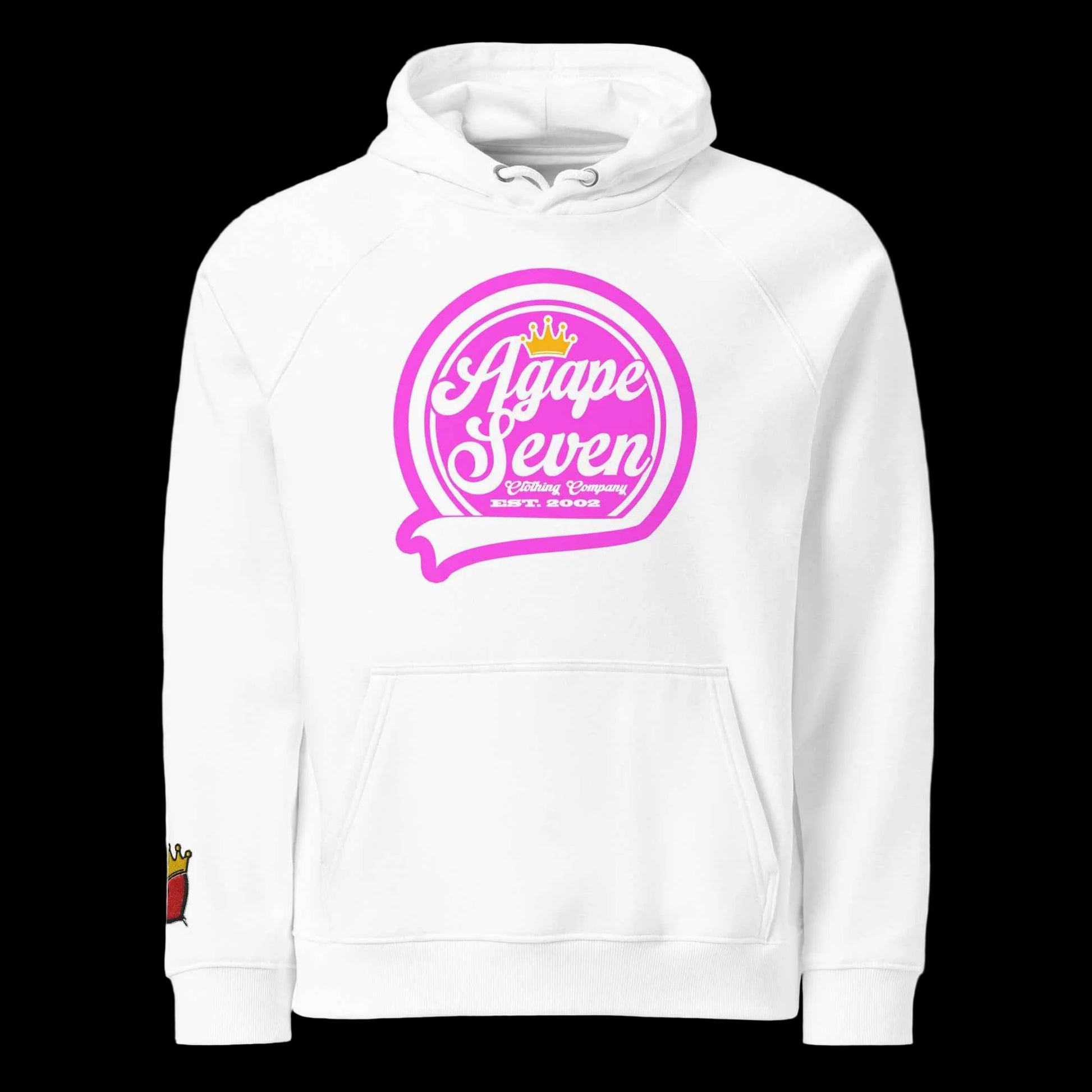 Cooler Heads Prevail by Agape Seven Clothing Company Unisex eco raglan hoodie