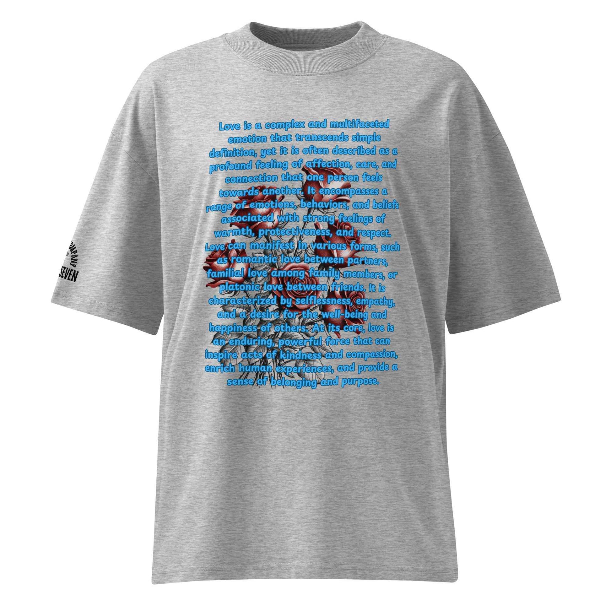 What is Love by Agape Seven Clothing Company Big T Shirt