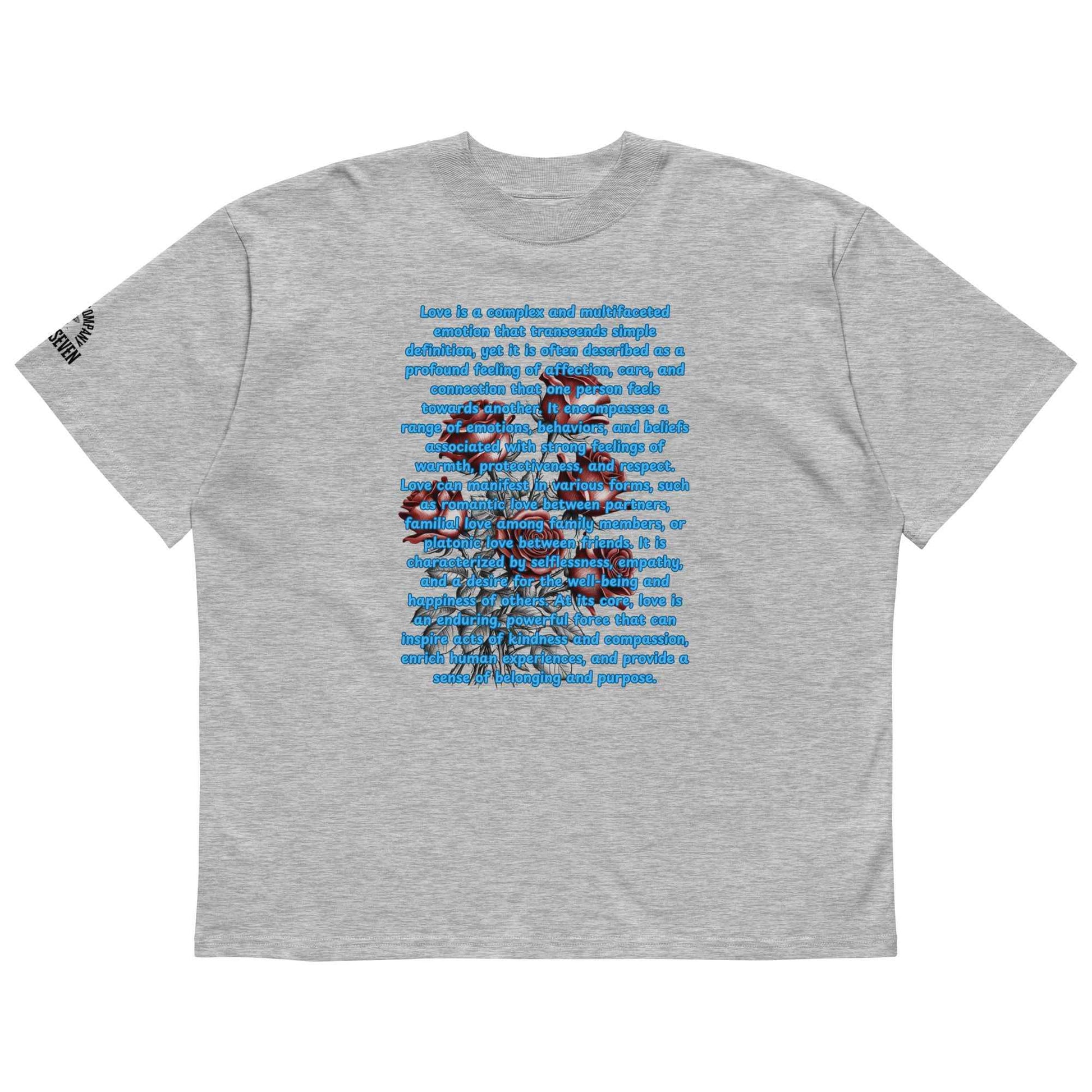 What is Love by Agape Seven Clothing Company Big T Shirt