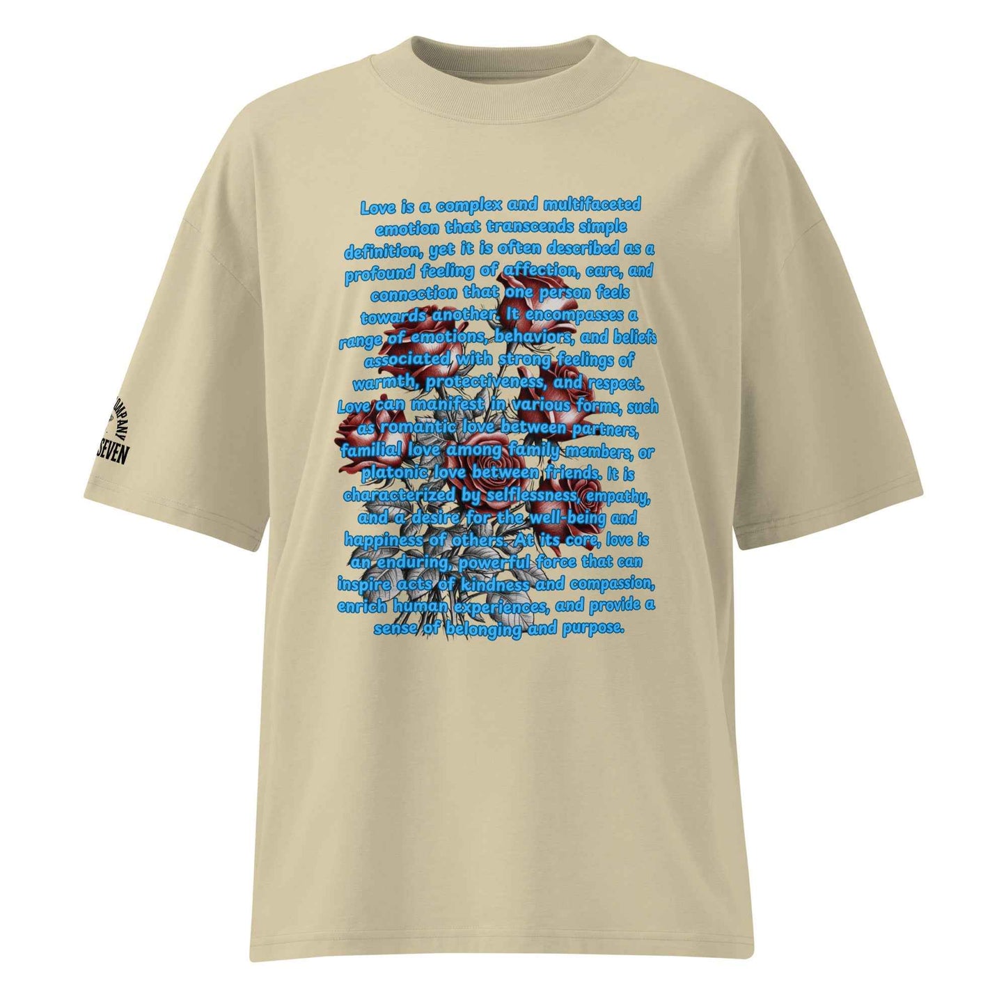 What is Love by Agape Seven Clothing Company Big T Shirt