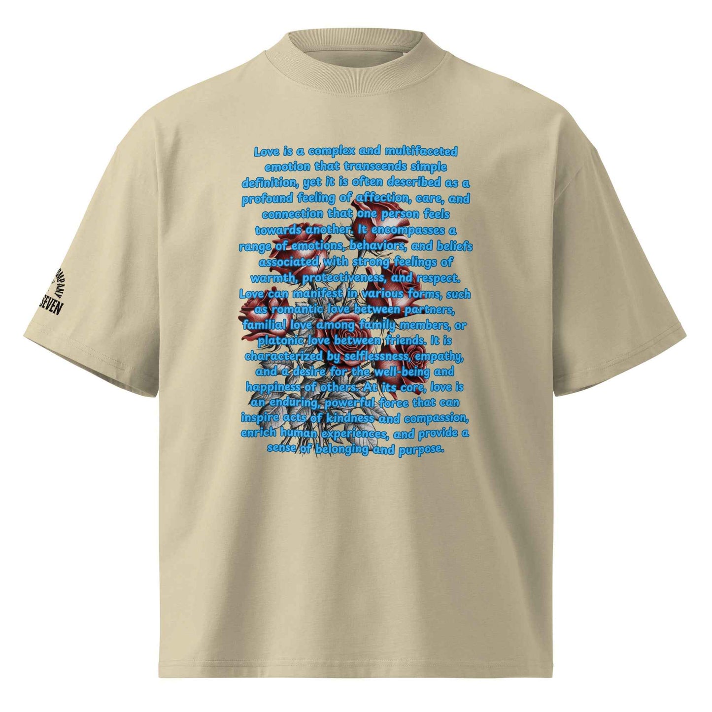 What is Love by Agape Seven Clothing Company Big T Shirt