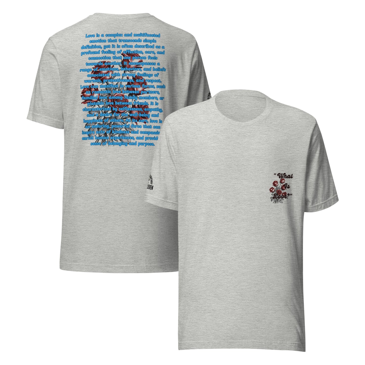 Divine reflection in fabric – Agape Seven’s What Is Love tee