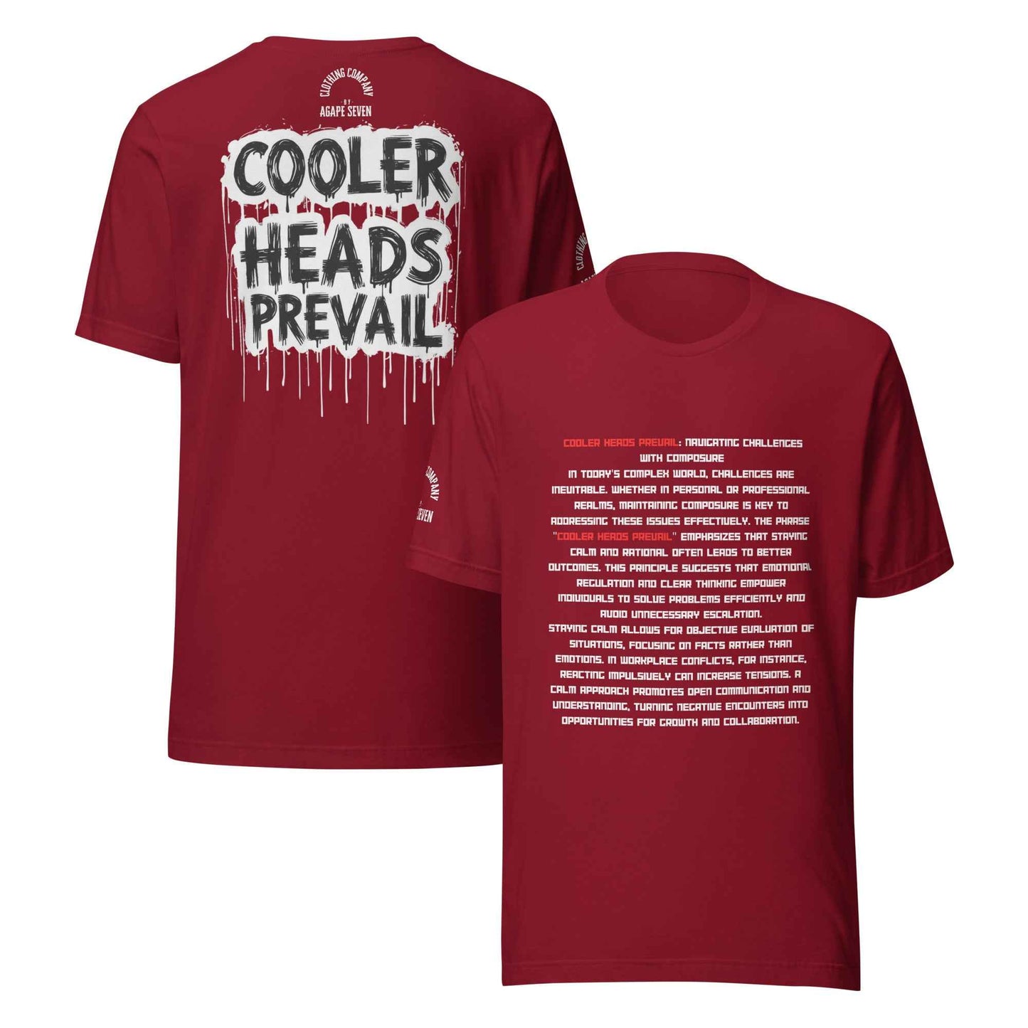 Cooler Heads Prevail by Agape Seven Clothing Company