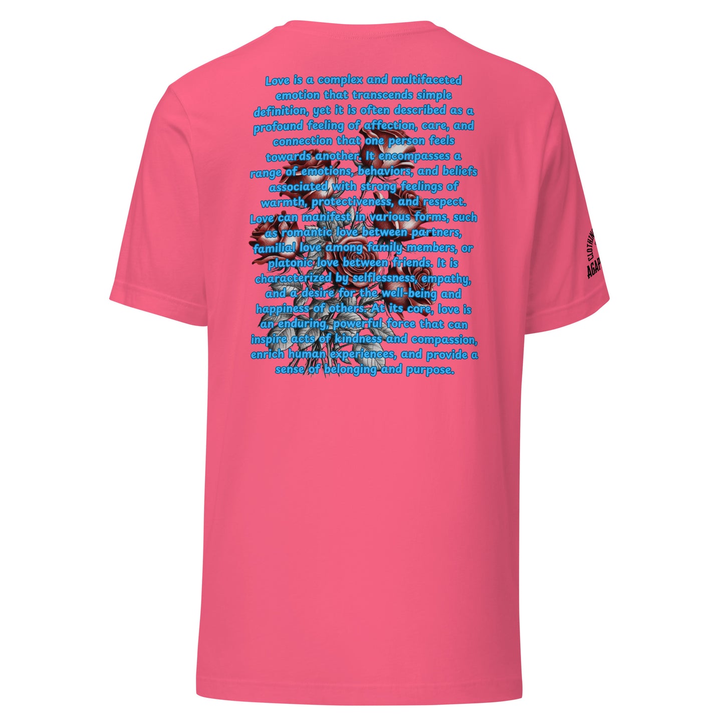 Divine reflection in fabric – Agape Seven’s What Is Love tee