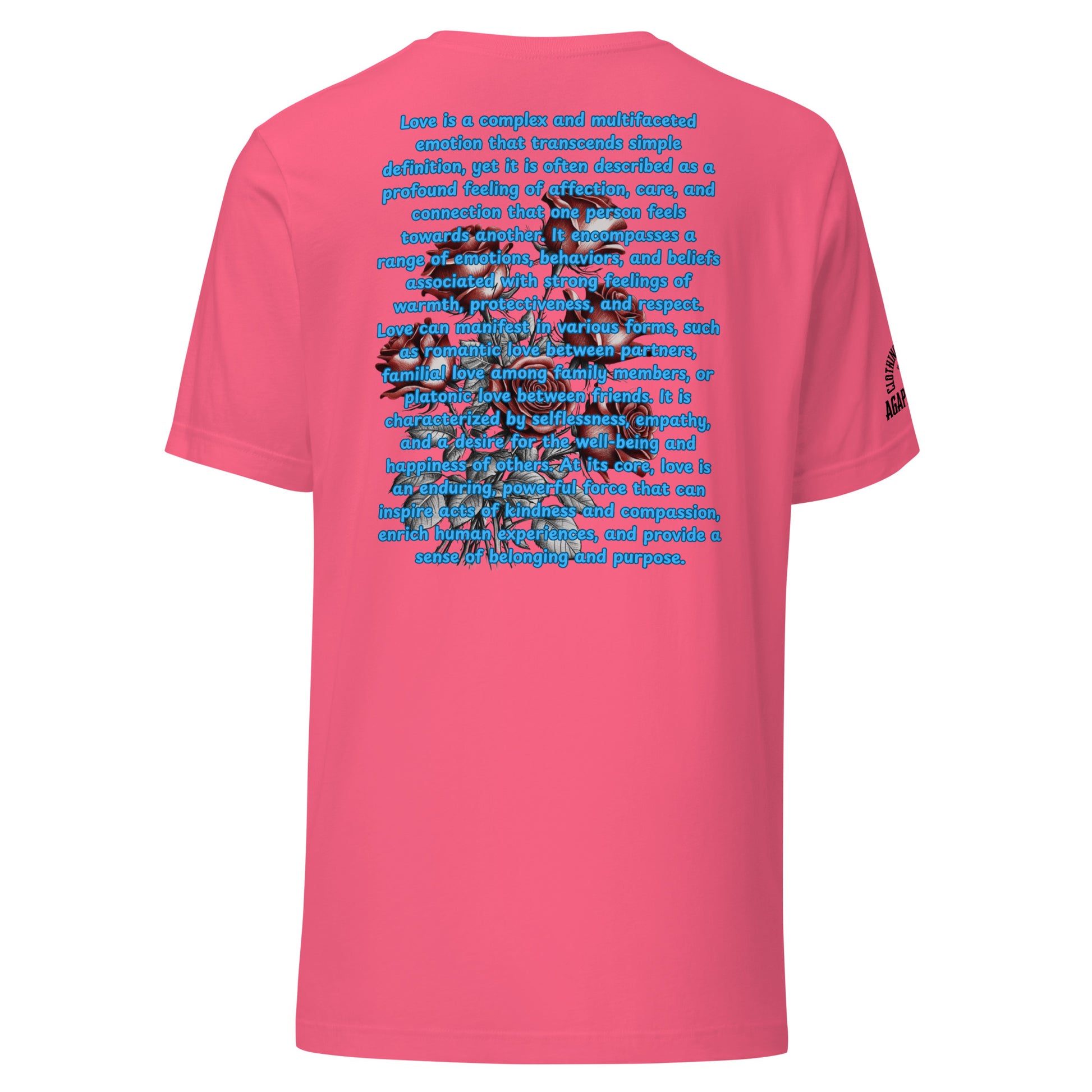 Divine reflection in fabric – Agape Seven’s What Is Love tee