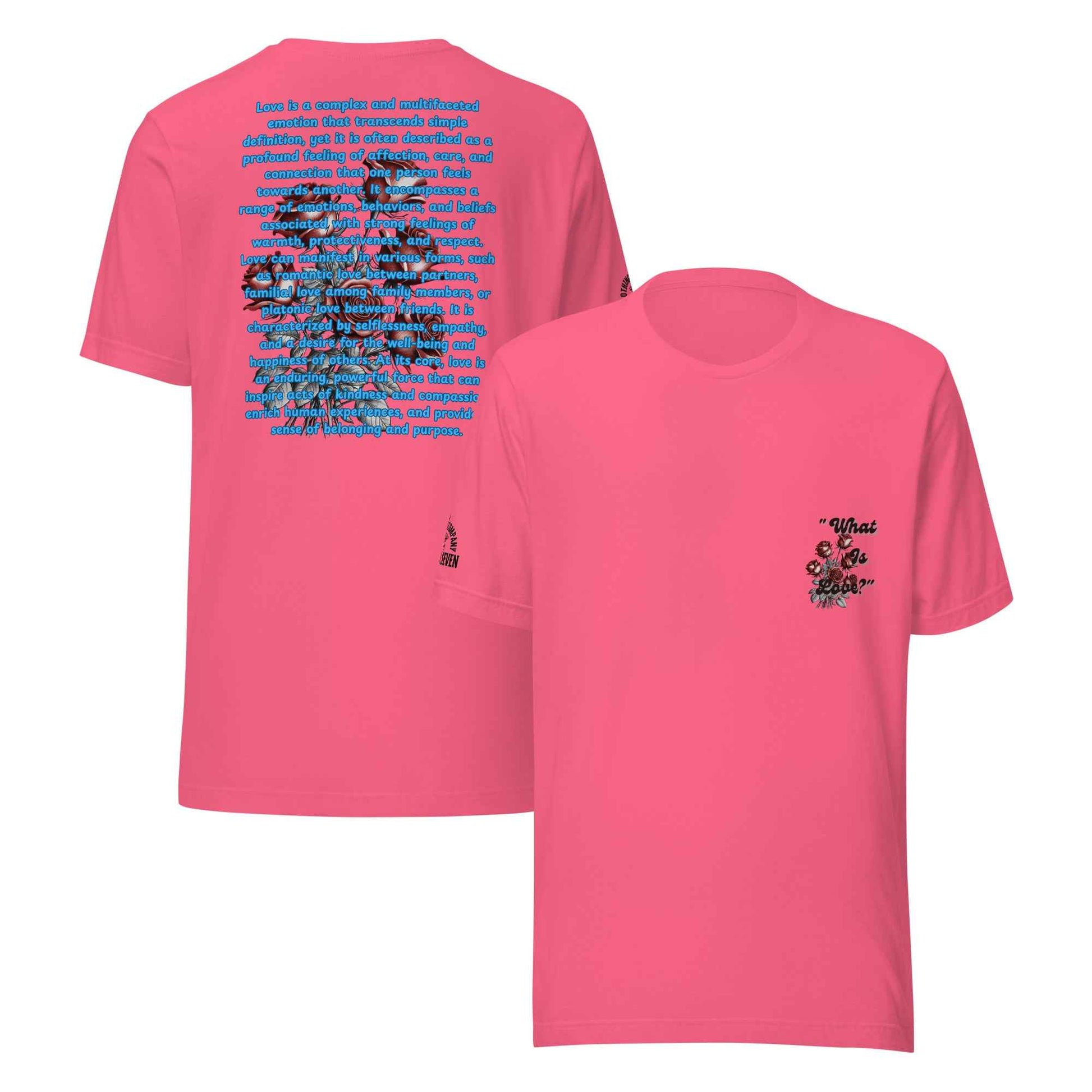 What is Love by Agape Seven Clothing Company Unisex T Shirt