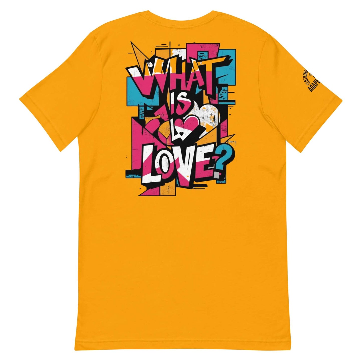 Divine reflection in fabric – Agape Seven’s What Is Love tee