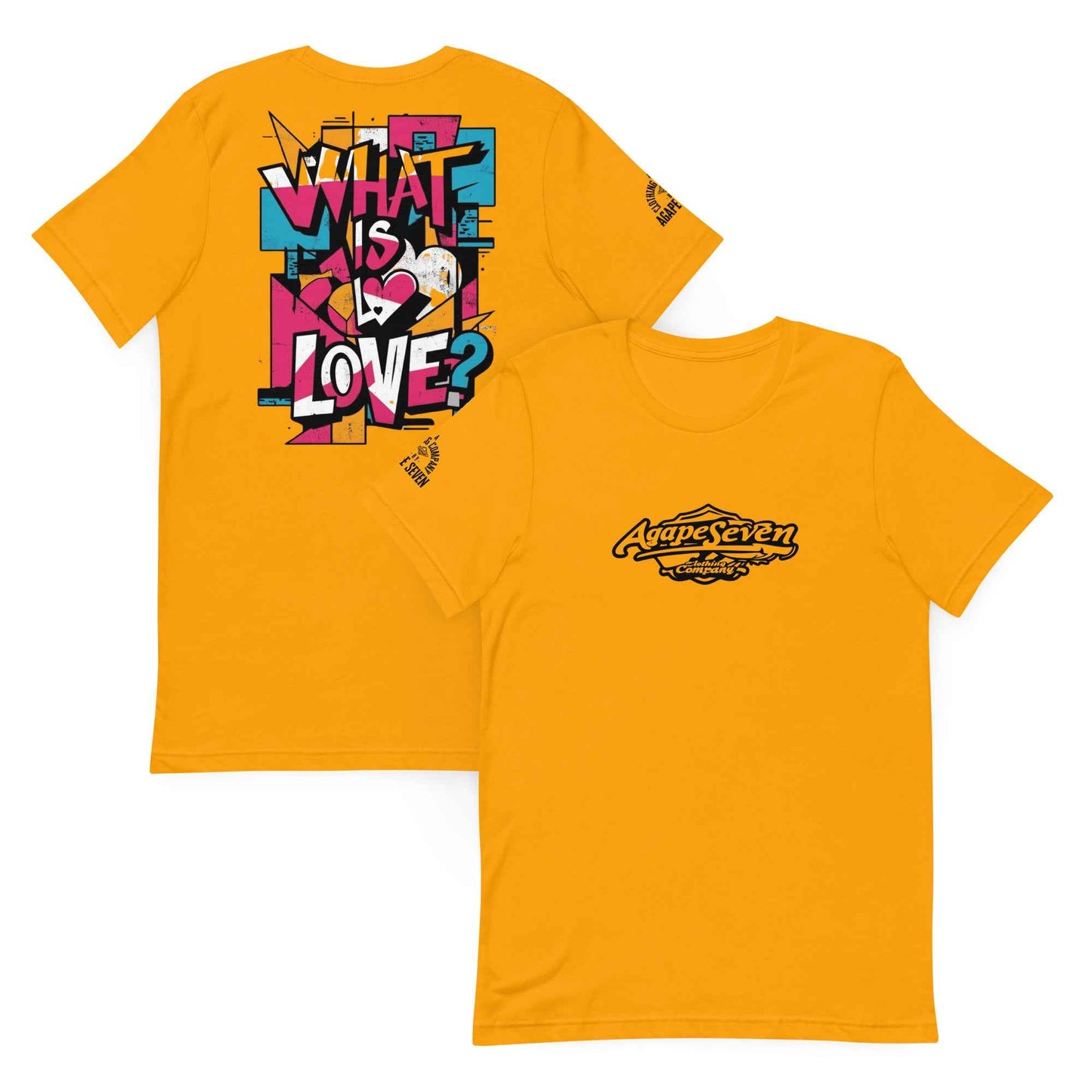 What is Love by Agape Seven Clothing Company Unisex T Shirt