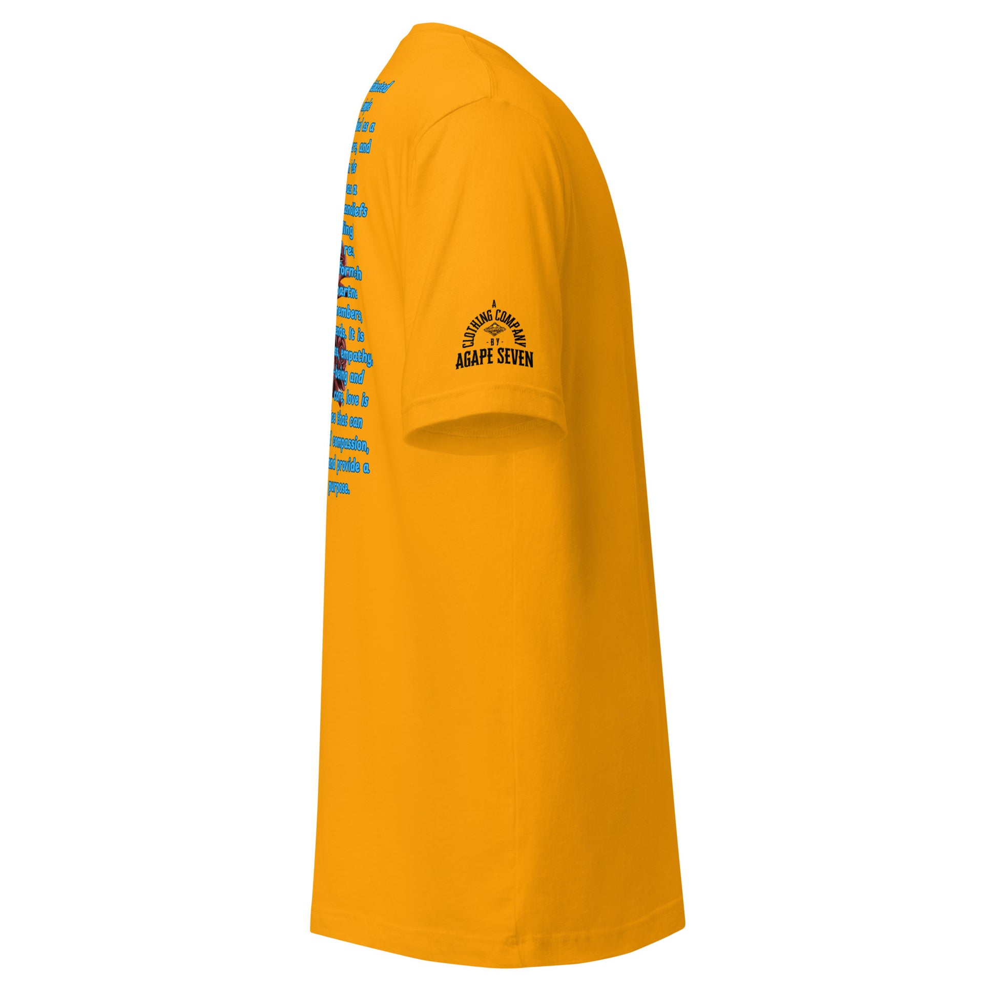 Divine reflection in fabric – Agape Seven’s What Is Love tee