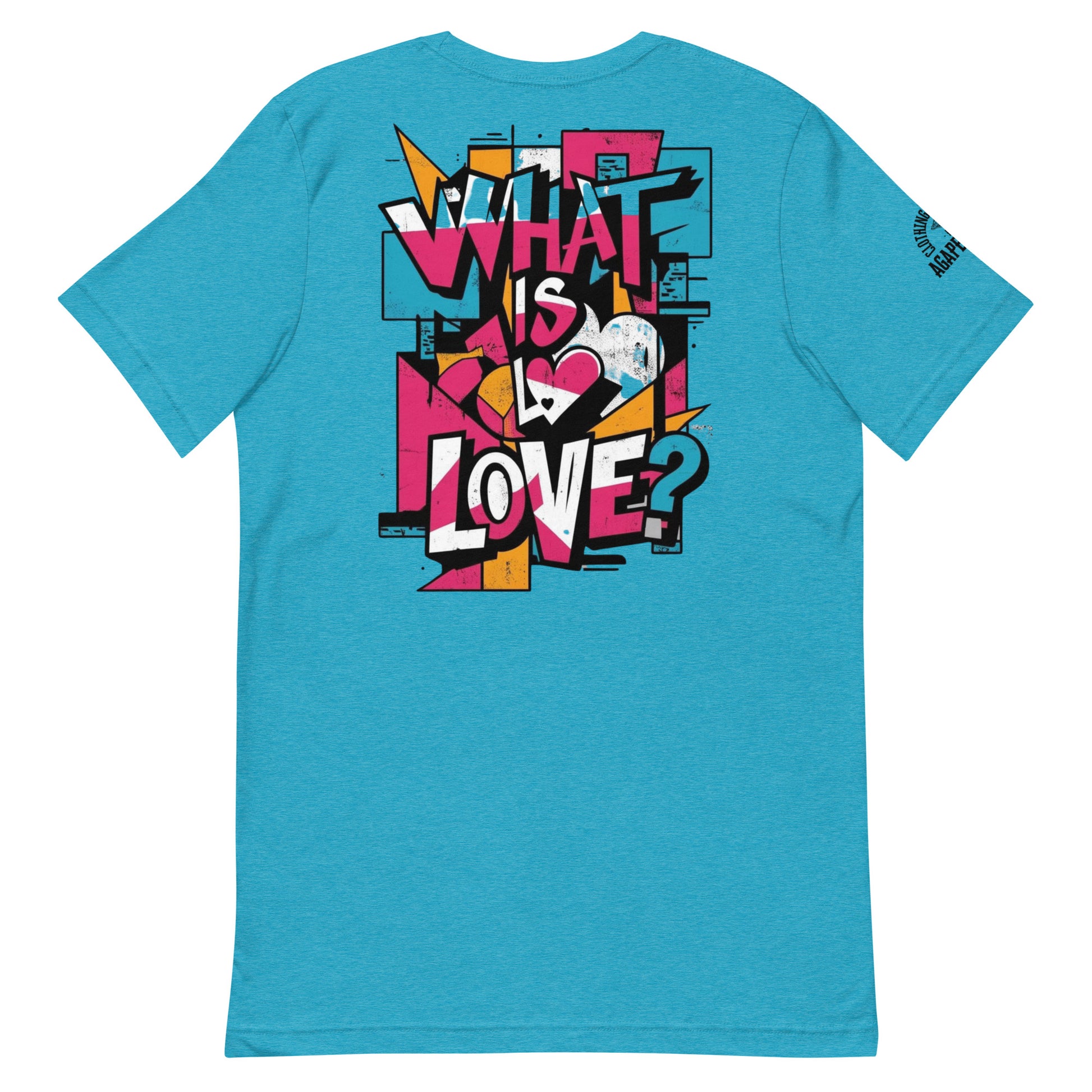 Divine reflection in fabric – Agape Seven’s What Is Love tee