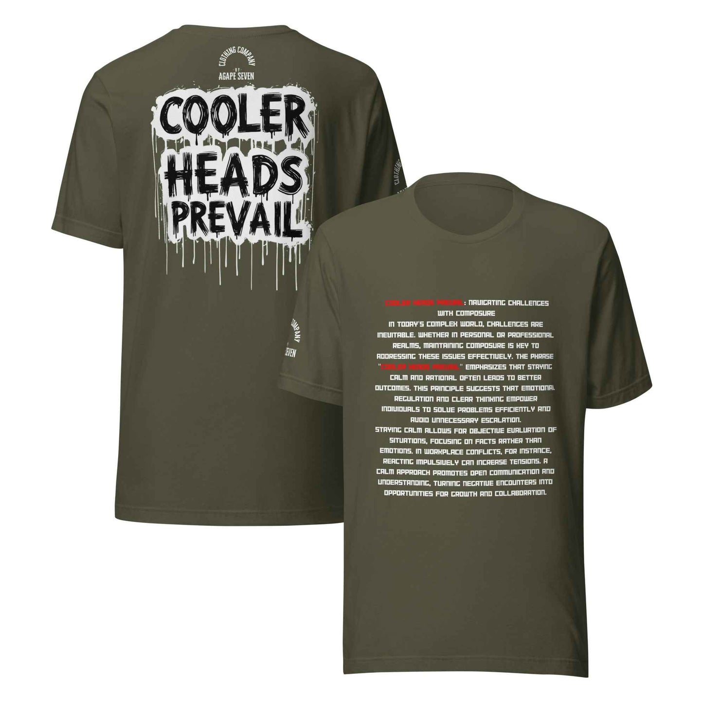 Cooler Heads Prevail by Agape Seven Clothing Company