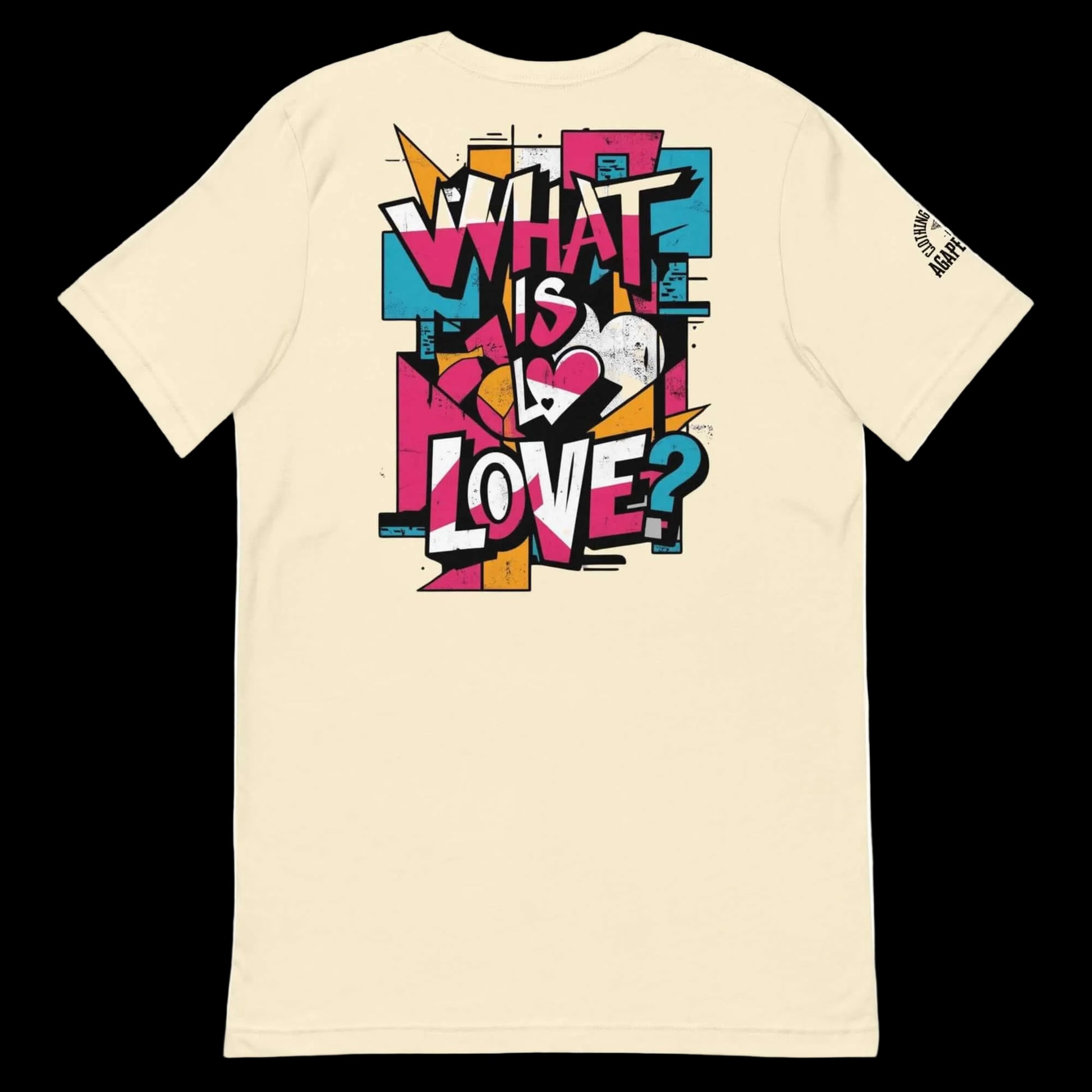 Divine reflection in fabric – Agape Seven’s What Is Love tee