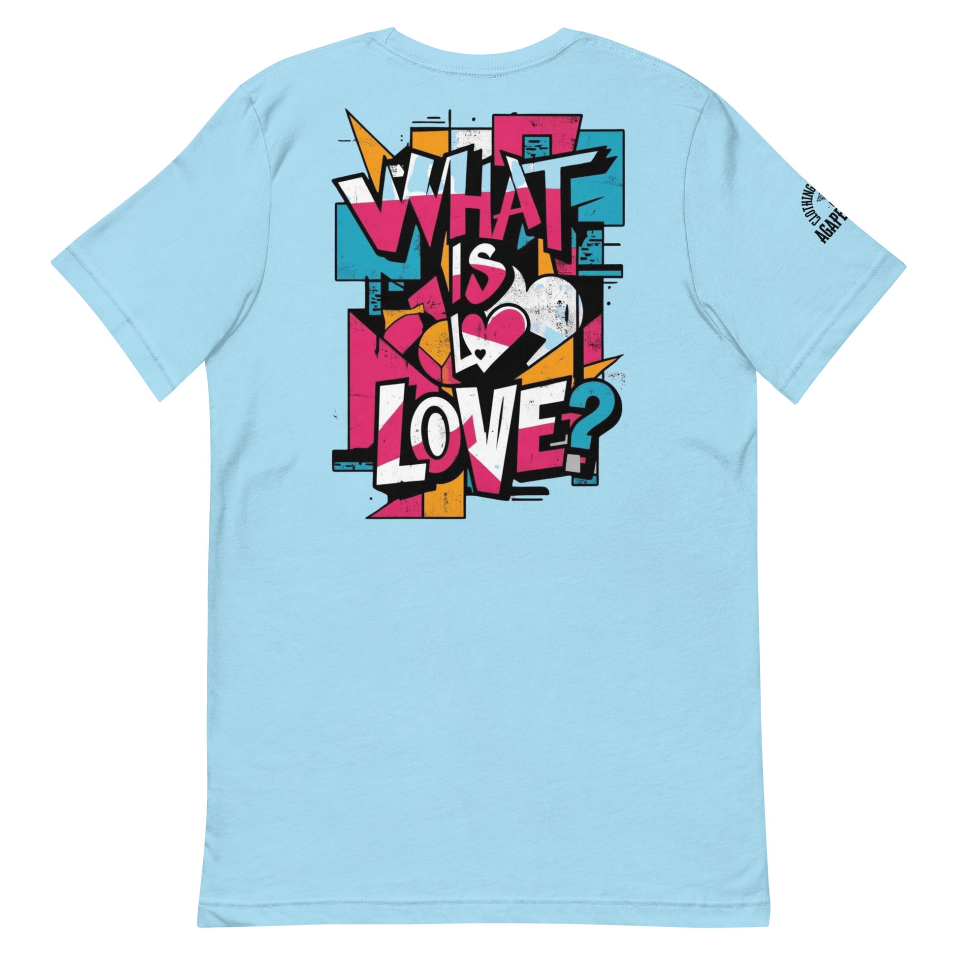 Divine reflection in fabric – Agape Seven’s What Is Love tee