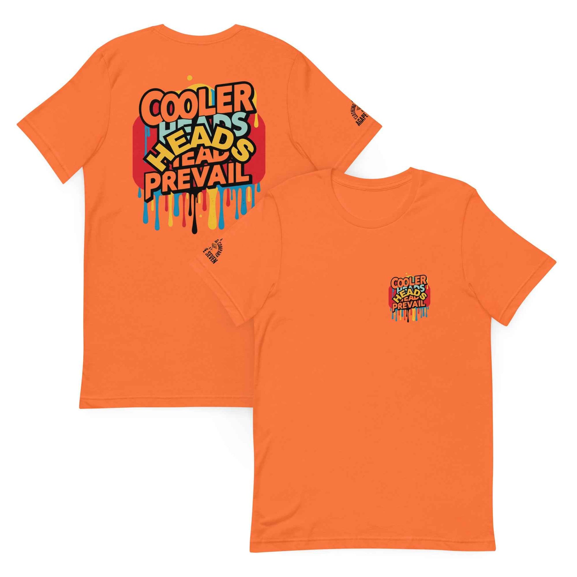 Cooler Headz Prevail by Agape Seven Clothing Company Unisex t shirt
