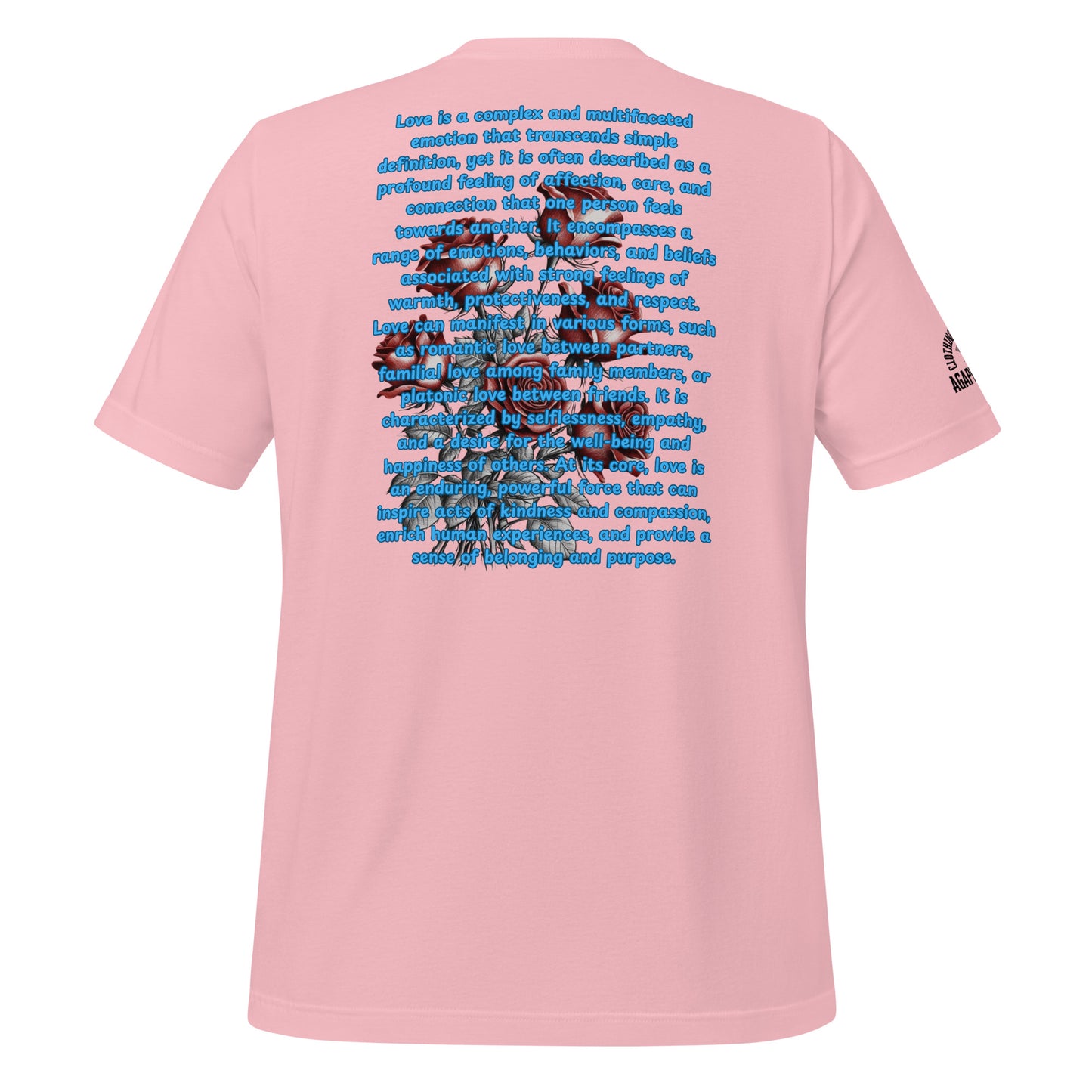 Divine reflection in fabric – Agape Seven’s What Is Love tee