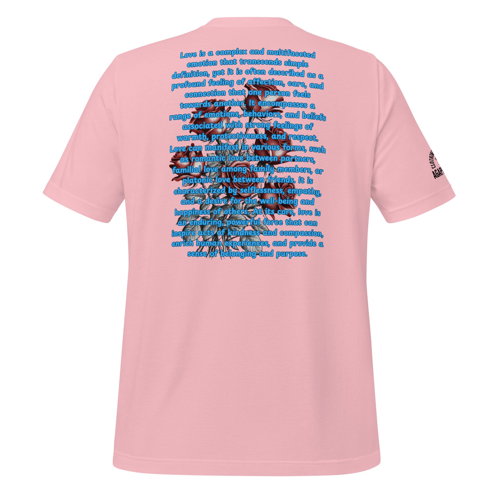 Divine reflection in fabric – Agape Seven’s What Is Love tee