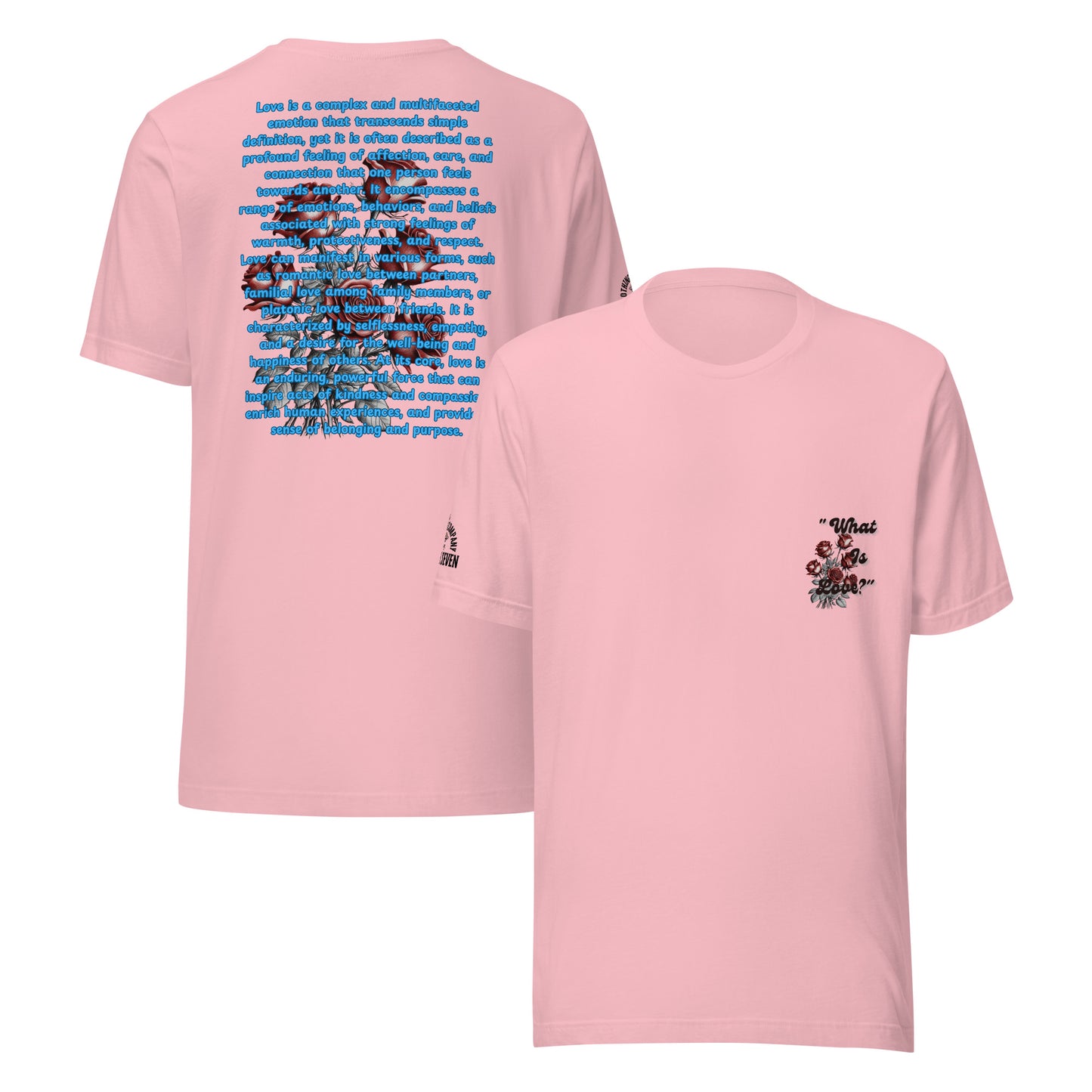 Divine reflection in fabric – Agape Seven’s What Is Love tee