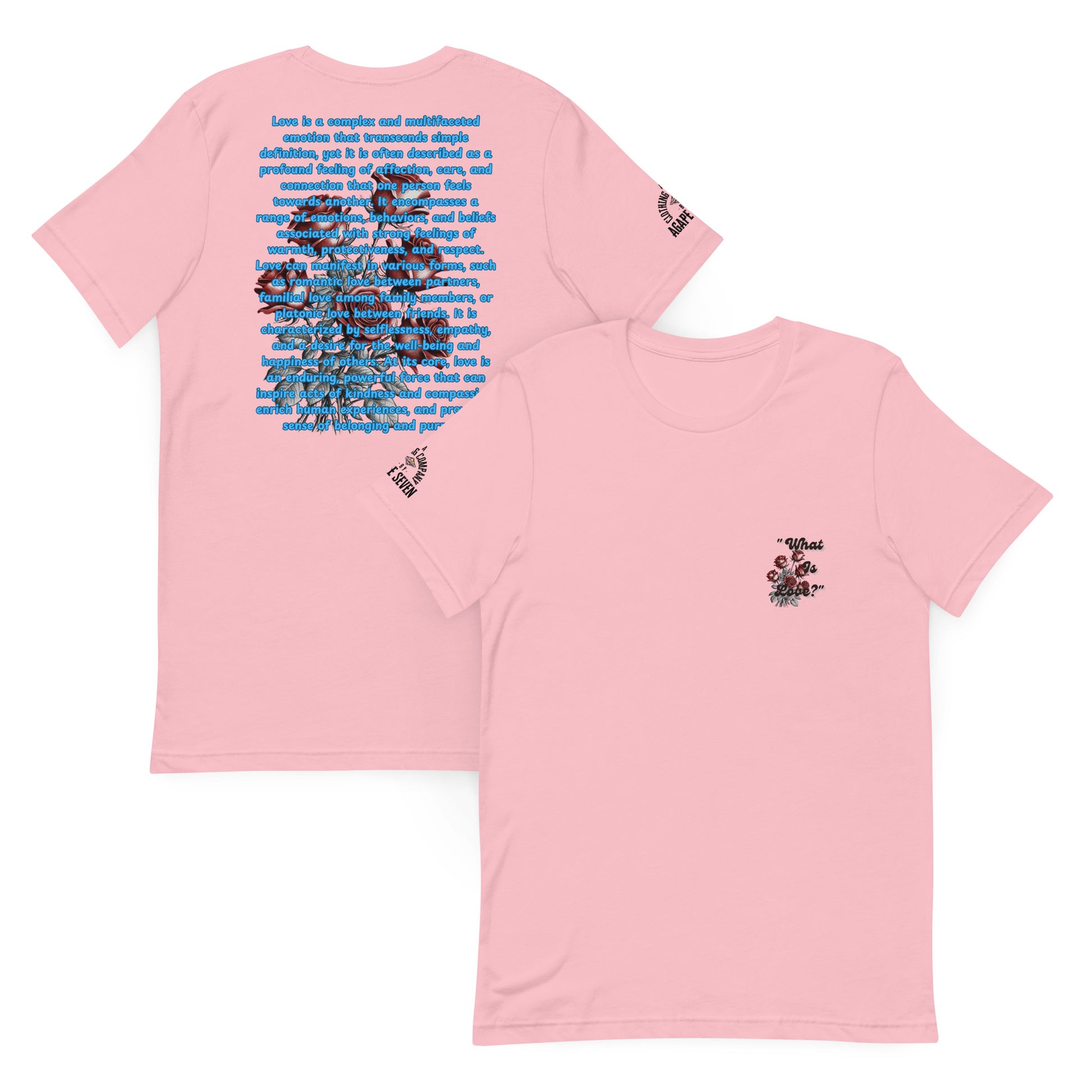 Divine reflection in fabric – Agape Seven’s What Is Love tee
