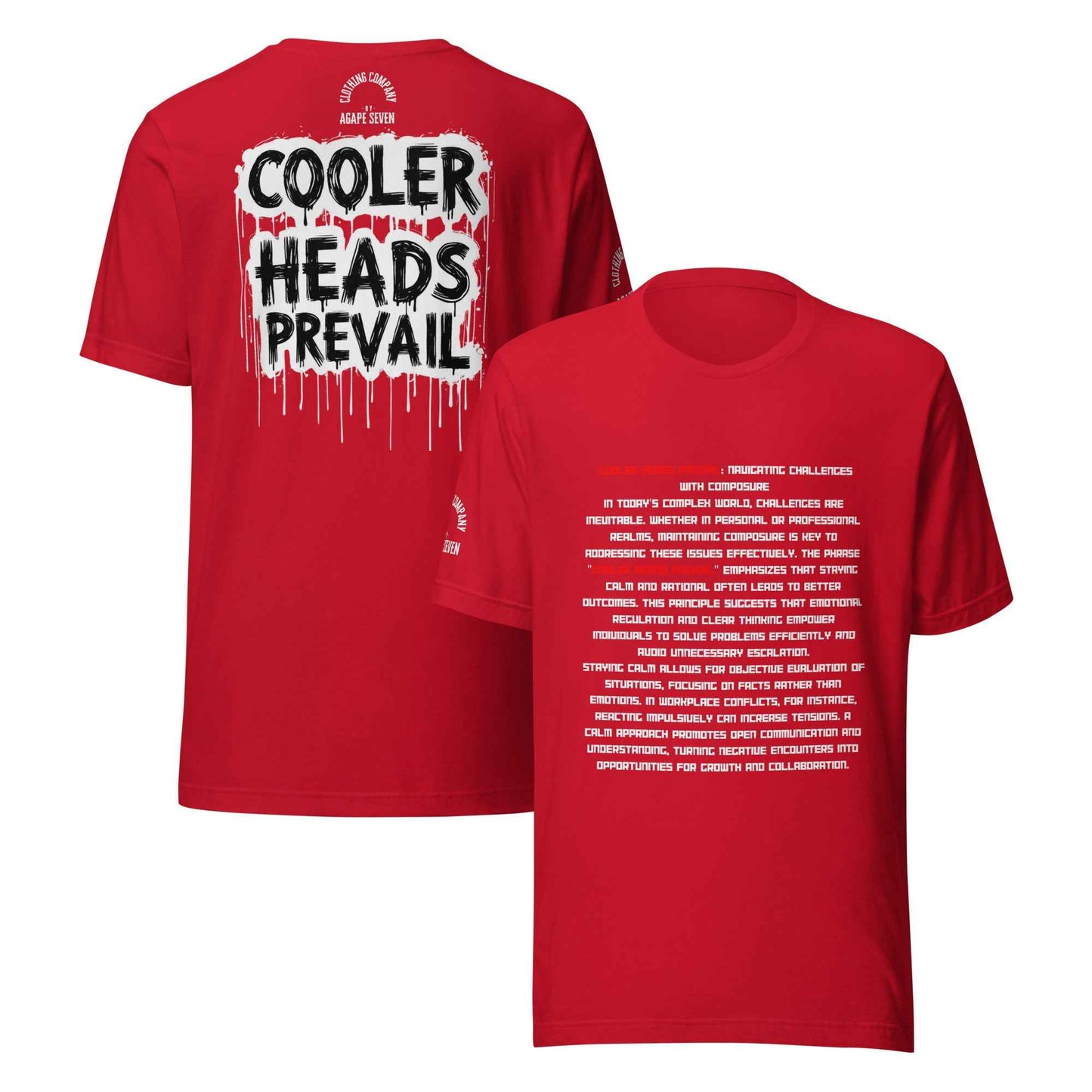Cooler Heads Prevail by Agape Seven Clothing Company