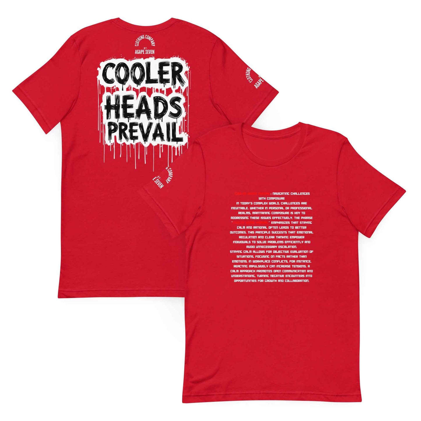 Cooler Heads Prevail by Agape Seven Clothing Company