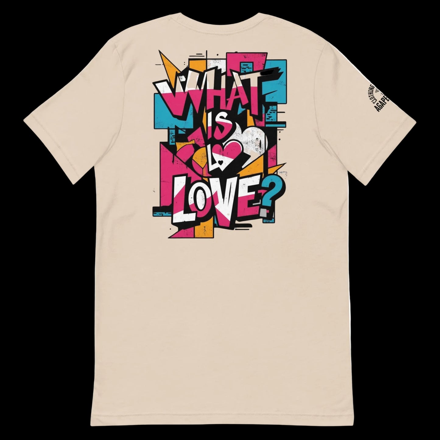 Divine reflection in fabric – Agape Seven’s What Is Love tee