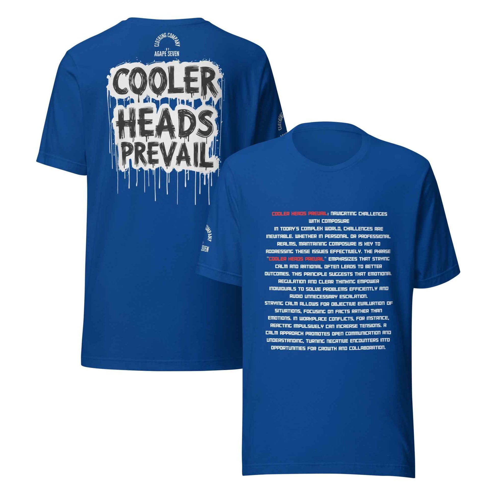 Cooler Heads Prevail by Agape Seven Clothing Company