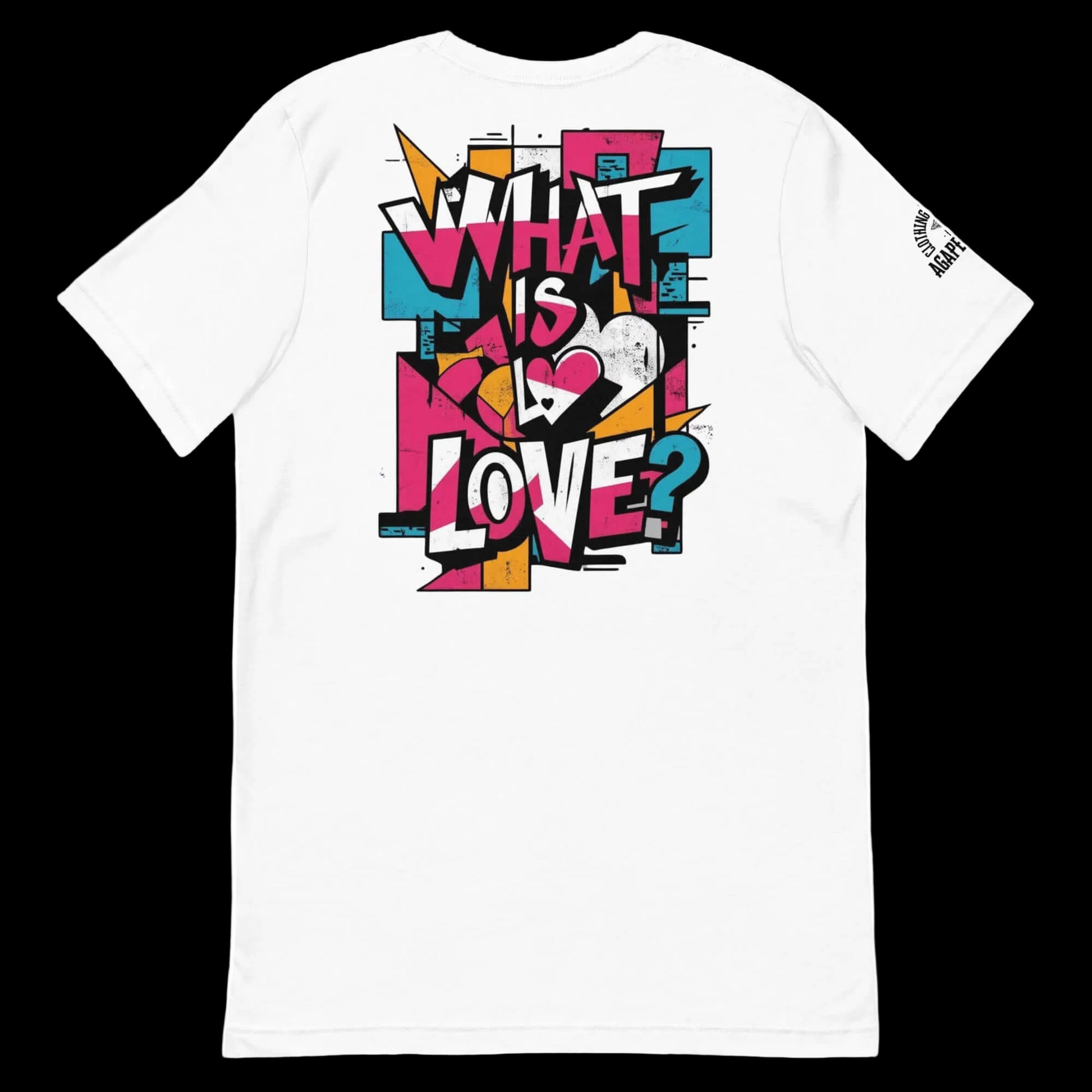 Divine reflection in fabric – Agape Seven’s What Is Love tee