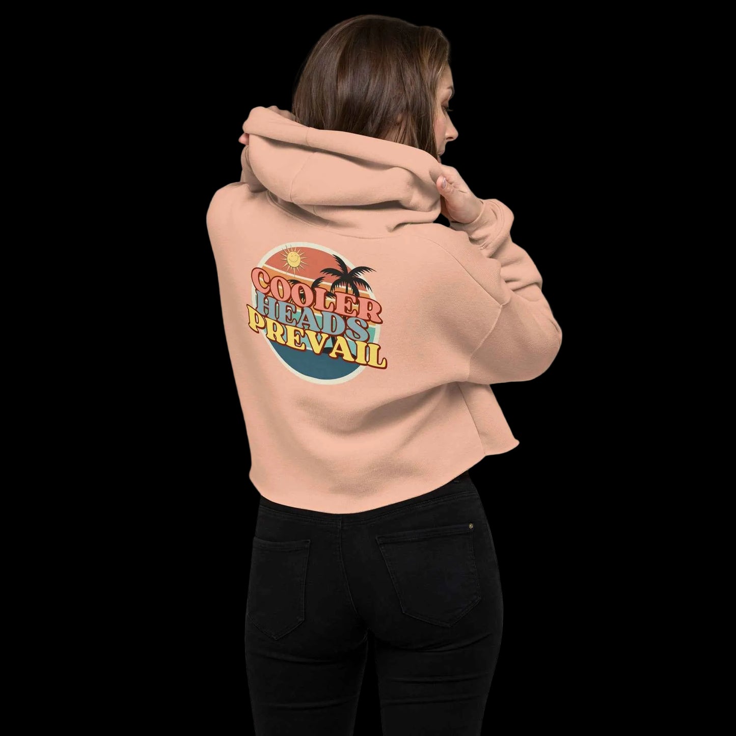 Women's crop hoodie by Agape Seven Clothing